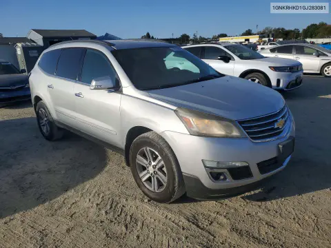 2016 Chevrolet Traverse Lt VIN 1GNKRHKD1GJ283081 фото 4