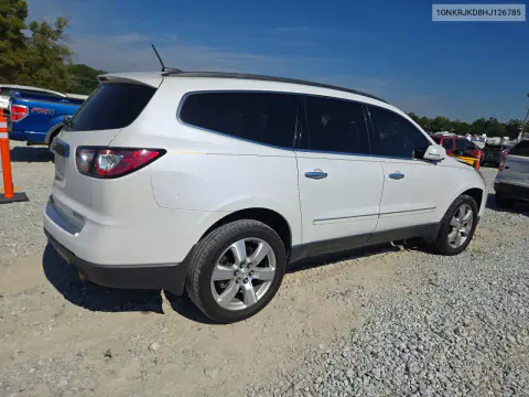 2017 Chevrolet Traverse Premier VIN 1GNKRJKD8HJ126785 фото 3