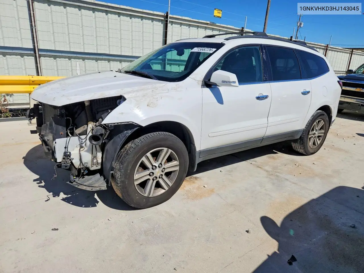 2017 Chevrolet Traverse Lt VIN 1GNKVHKD3HJ143045 фото 1
