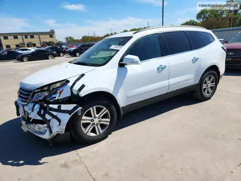 1GNKRGKD4HJ169233 — 2017 Chevrolet Traverse, Передняя часть, фото до ремонта