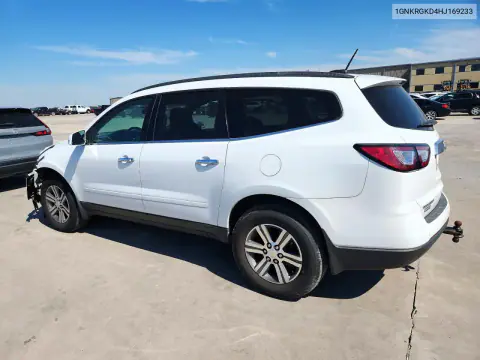 2017 Chevrolet Traverse Lt VIN 1GNKRGKD4HJ169233 фото 2