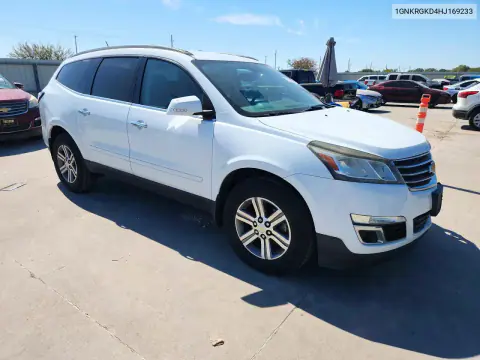 2017 Chevrolet Traverse Lt VIN 1GNKRGKD4HJ169233 фото 4