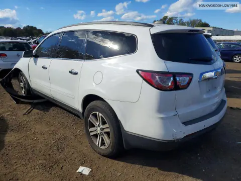 2017 Chevrolet Traverse Lt VIN 1GNKVGKD0HJ261984 фото 2