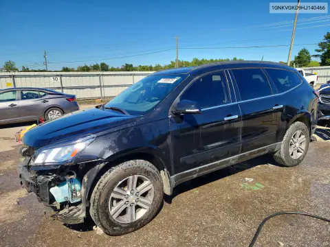 1GNKVGKD9HJ140466 — 2017 Chevrolet Traverse, Передняя часть, фото до ремонта