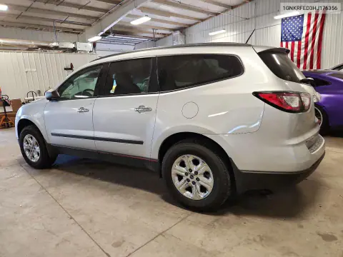 2017 Chevrolet Traverse Ls VIN 1GNKRFED3HJ176356 фото 2