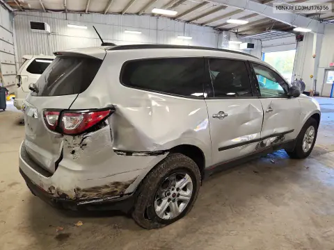 2017 Chevrolet Traverse Ls VIN 1GNKRFED3HJ176356 фото 3