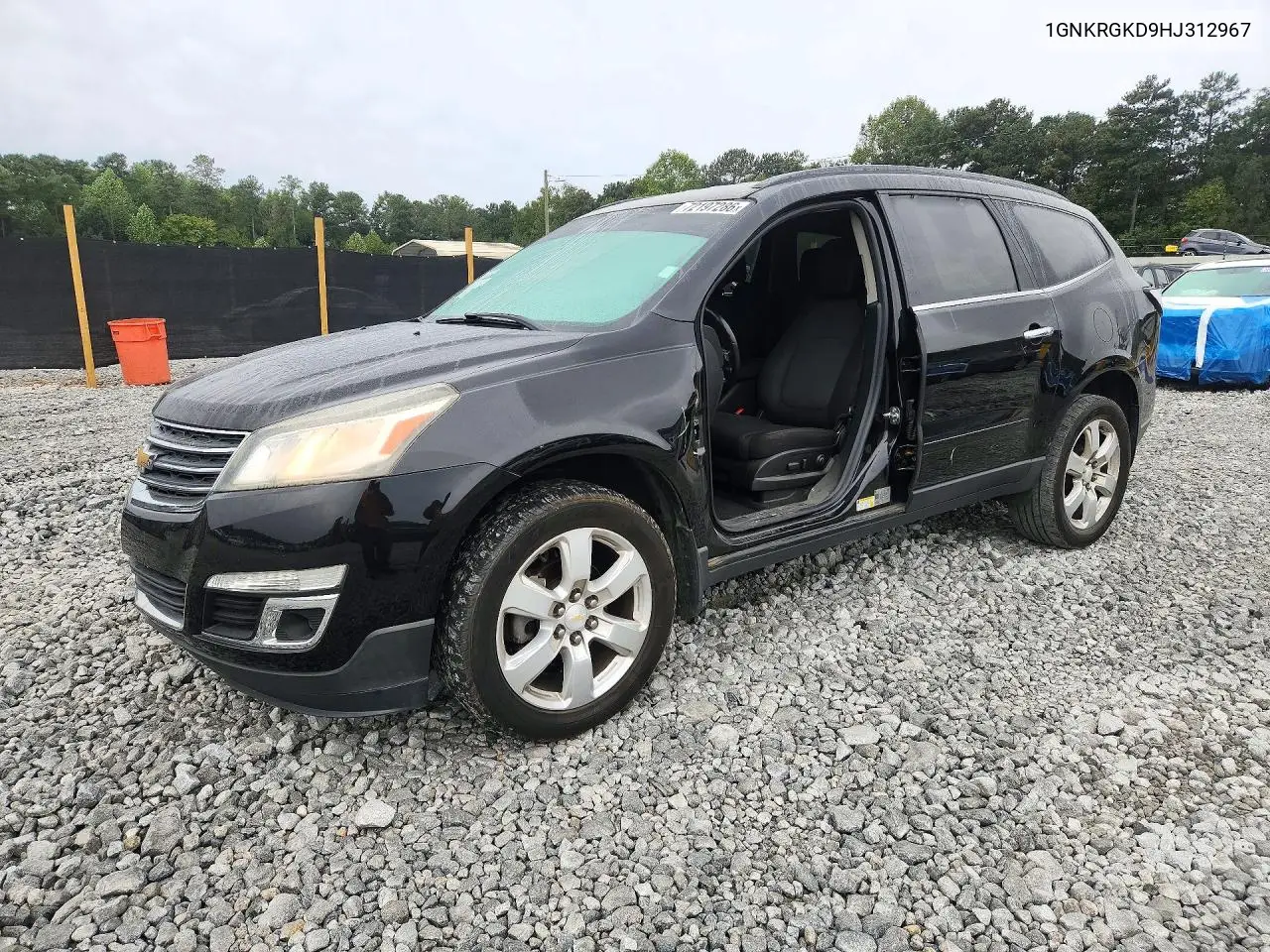 2017 Chevrolet Traverse Lt VIN 1GNKRGKD9HJ312967 фото 1