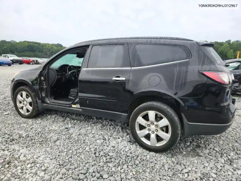 2017 Chevrolet Traverse Lt VIN 1GNKRGKD9HJ312967 фото 2