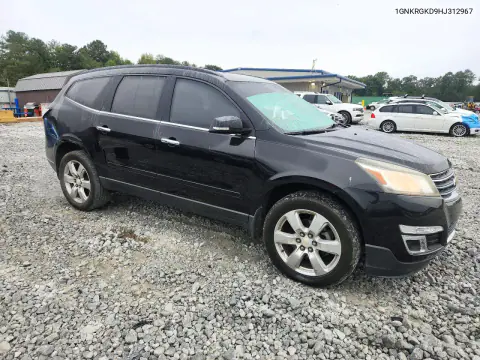 2017 Chevrolet Traverse Lt VIN 1GNKRGKD9HJ312967 фото 4