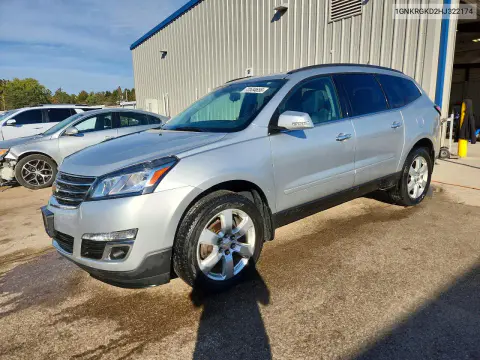 1GNKRGKD2HJ322174 — 2017 Chevrolet Traverse, Мелкие вмятины и царапины, фото до ремонта