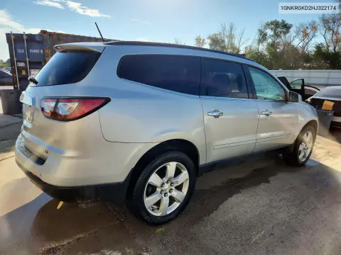 2017 Chevrolet Traverse Lt VIN 1GNKRGKD2HJ322174 фото 3