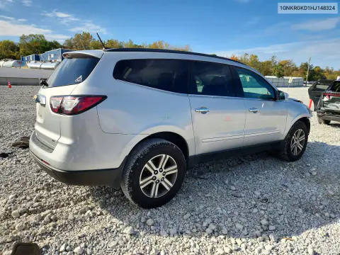 2017 Chevrolet Traverse Lt VIN 1GNKRGKD1HJ148324 фото 3