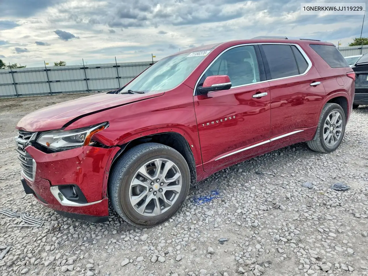 2018 Chevrolet Traverse Premier VIN 1GNERKKW6JJ119229 фото 1
