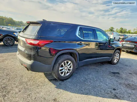 2018 Chevrolet Traverse Ls VIN 1GNEVFKW9JJ158397 фото 3