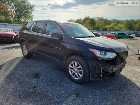 2018 Chevrolet Traverse Ls VIN 1GNEVFKW9JJ158397 фото 4