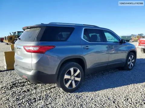 2018 Chevrolet Traverse Lt VIN 1GNEVHKW5JJ192588 фото 3