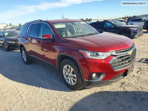 2018 Chevrolet Traverse Lt VIN 1GNERGKW8JJ136272 фото 4