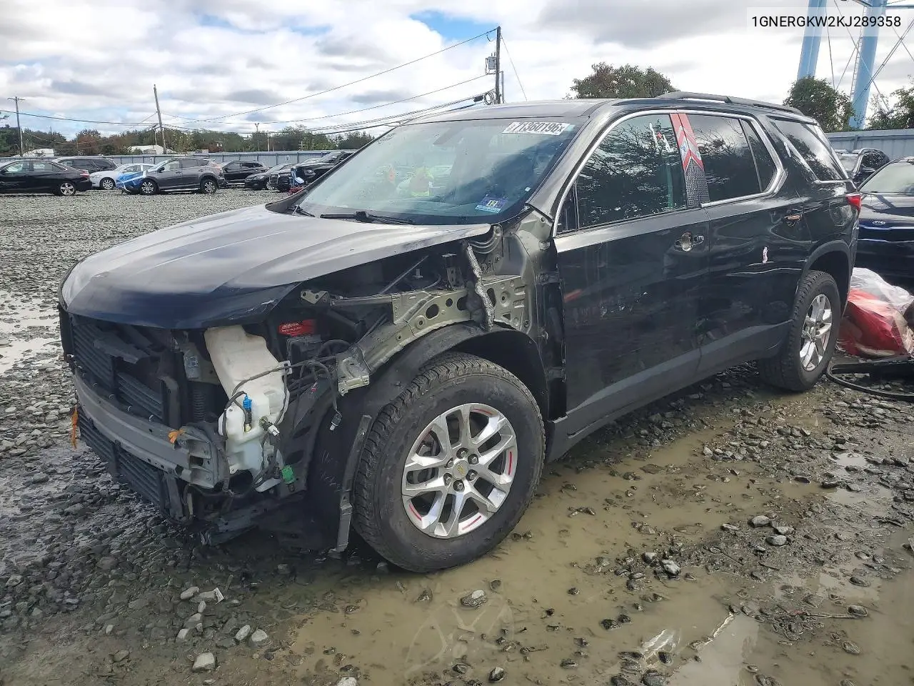 1GNERGKW2KJ289358 Chevrolet Traverse 2019 — повреждение Передняя часть, фото до ремонта