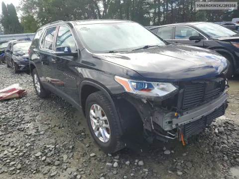 1GNERGKW2KJ289358 — 2019 Chevrolet Traverse, фото 4 с аукциона Copart 19.10.2026, Передняя часть