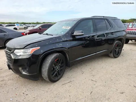 1GNERKKW3KJ164646 — 2019 Chevrolet Traverse, Град, фото до ремонта