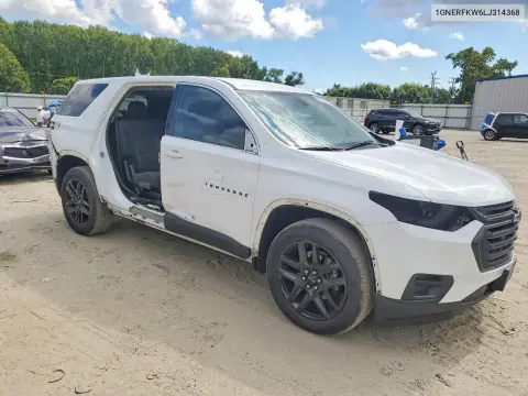 2020 Chevrolet Traverse Ls VIN 1GNERFKW6LJ314368 фото 4