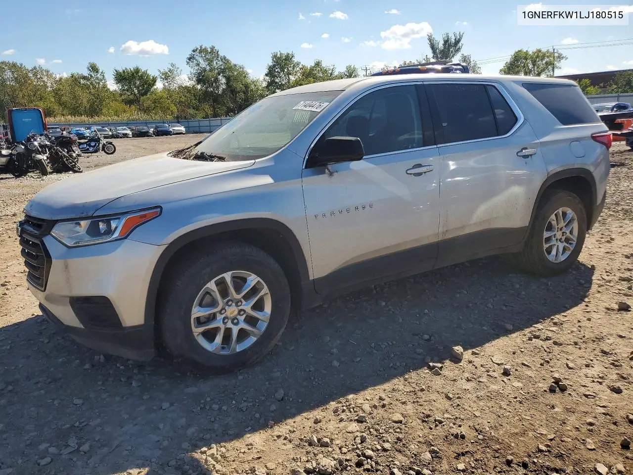 2020 Chevrolet Traverse Ls VIN 1GNERFKW1LJ180515 фото 1