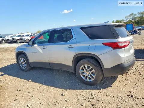 2020 Chevrolet Traverse Ls VIN 1GNERFKW1LJ180515 фото 2