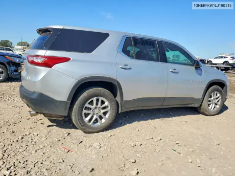 2020 Chevrolet Traverse Ls VIN 1GNERFKW1LJ180515 фото 3