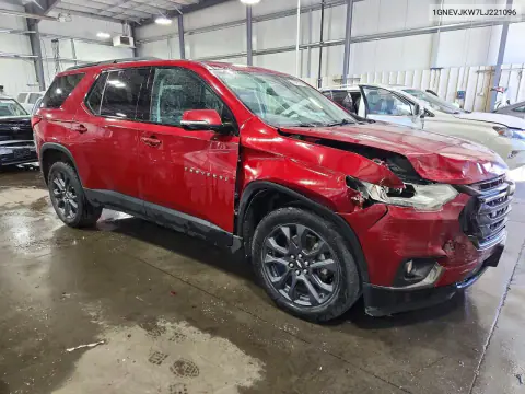 2020 Chevrolet Traverse Rs VIN 1GNEVJKW7LJ221096 фото 4