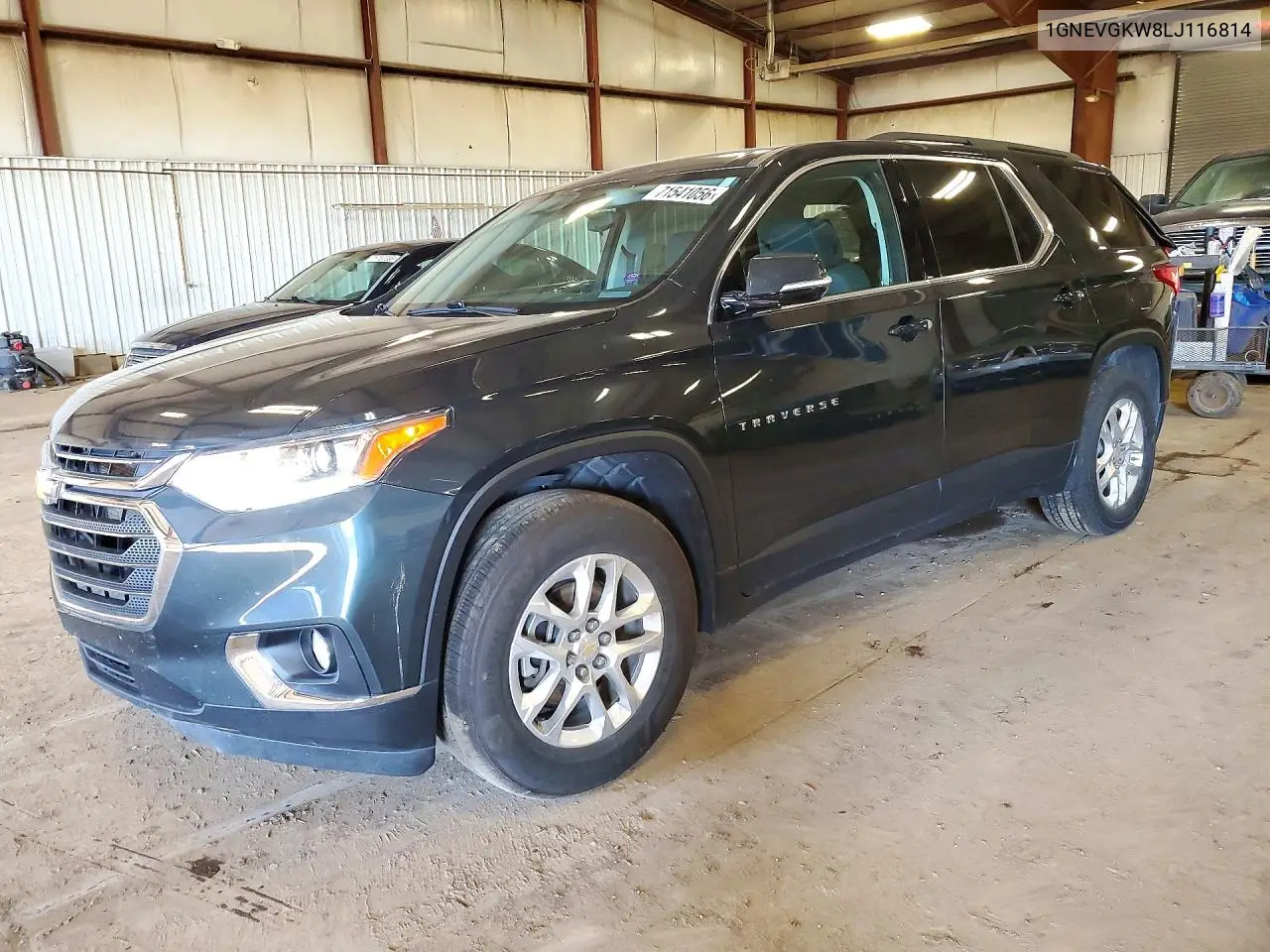 1GNEVGKW8LJ116814 Chevrolet Traverse 2020 — повреждение Задняя часть, фото до ремонта