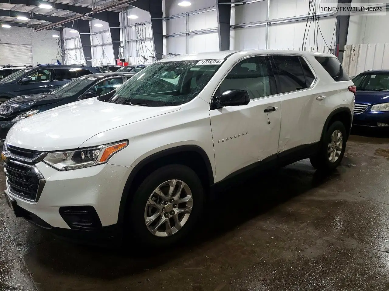 2020 Chevrolet Traverse Ls VIN 1GNEVFKW3LJ140626 фото 1