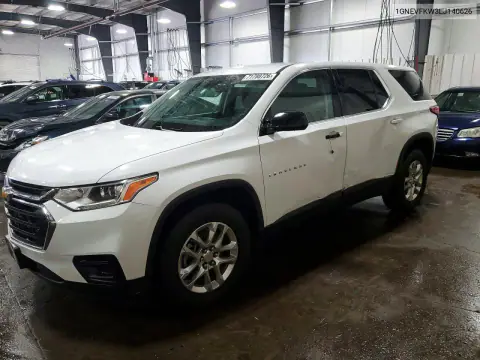 2020 Chevrolet Traverse Ls VIN 1GNEVFKW3LJ140626 фото 1