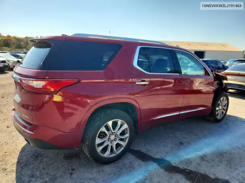 2020 Chevrolet Traverse Premier VIN 1GNEVKKW2LJ191463 фото 3