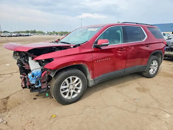 1GNERGKW4MJ128285 — 2021 Chevrolet Traverse, Передняя часть (Front End), фото до ремонта