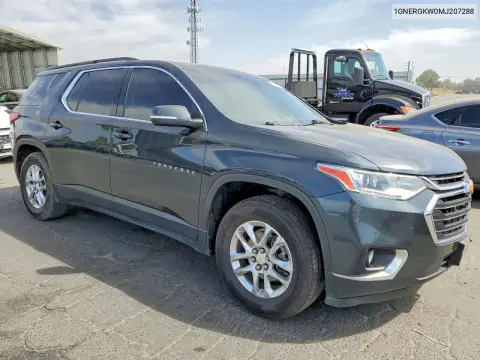 2021 Chevrolet Traverse Lt VIN 1GNERGKW0MJ207288 фото 4
