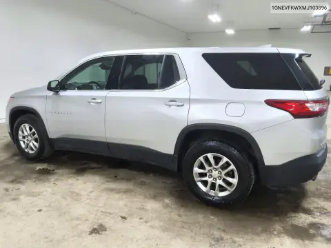 2021 Chevrolet Traverse Ls VIN 1GNEVFKWXMJ103896 фото 2
