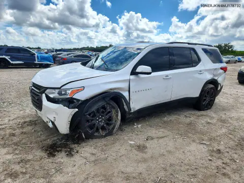 2021 Chevrolet Traverse Rs VIN 1GNERJKW4MJ178732 фото 1