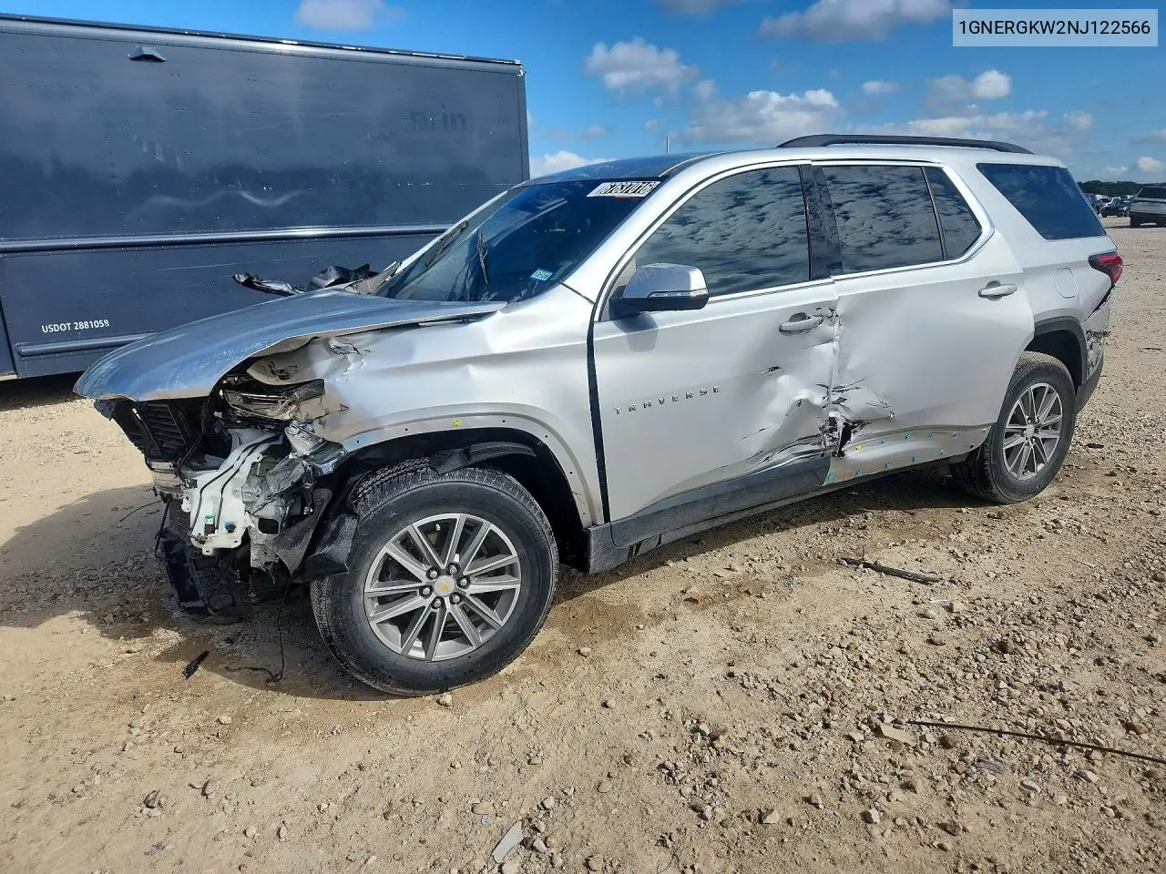2022 Chevrolet Traverse Lt VIN 1GNERGKW2NJ122566 фото 1