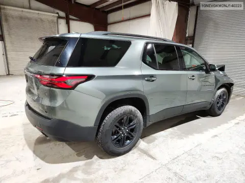 2022 Chevrolet Traverse Lt VIN 1GNEVGKW2NJ140223 фото 3