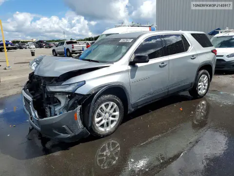 1GNERFKW3PJ145917 — 2023 Chevrolet Traverse, Передняя часть, фото до ремонта