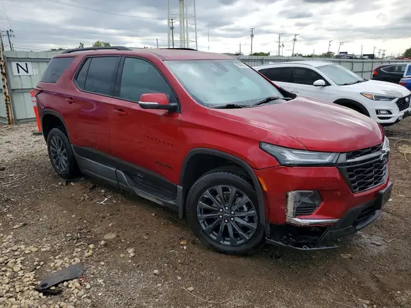 1GNERJKW0PJ141195 — 2023 Chevrolet Traverse, фото 4 с аукциона Copart, Передняя часть