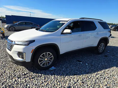 1GNERGKW6PJ322496 — 2023 Chevrolet Traverse, Задняя часть, фото до ремонта