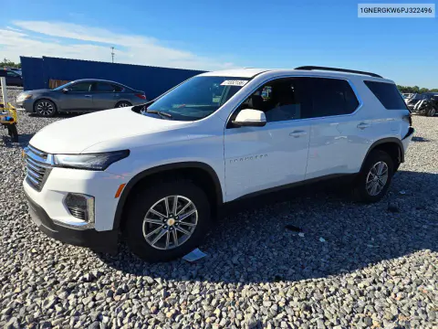 1GNERGKW6PJ322496 — 2023 Chevrolet Traverse, Задняя часть, фото до ремонта