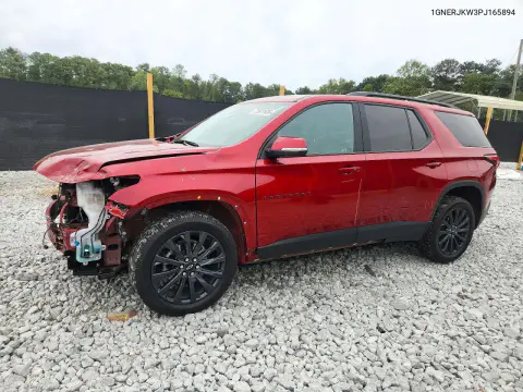 1GNERJKW3PJ165894 — 2023 Chevrolet Traverse, Передняя часть, фото до ремонта