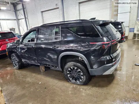 2025 Chevrolet Traverse Z71 VIN 1GNEVJRS1SJ217658 фото 2