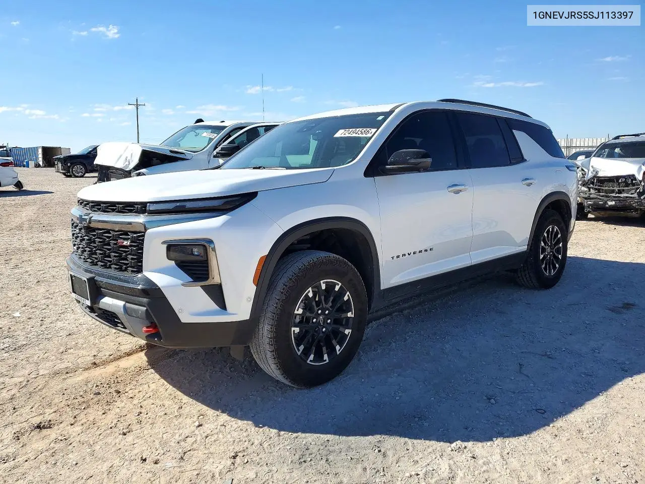 2025 Chevrolet Traverse Z71 VIN 1GNEVJRS5SJ113397 фото 1