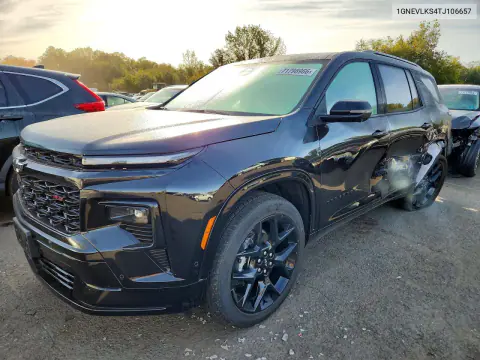 1GNEVLKS4TJ106657 — 2026 Chevrolet Traverse, Задняя часть, фото до ремонта