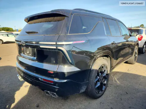 2026 Chevrolet Traverse Rs VIN 1GNEVLKS4TJ106657 фото 3
