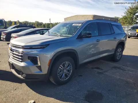 1GNEVGKS7TJ378532 — 2026 Chevrolet Traverse, Подтопление, фото до ремонта