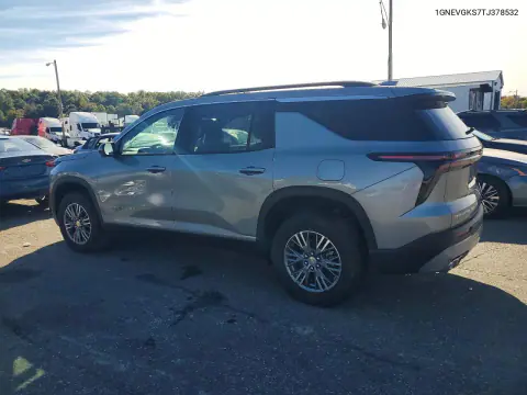 2026 Chevrolet Traverse Lt VIN 1GNEVGKS7TJ378532 фото 2